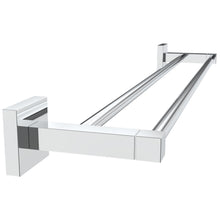 Load image into Gallery viewer, RUACQ 24inch Towel Rack, Square Base, Steeless Steel, Brushed Nickel, CQ-87002-N
