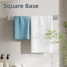 Load image into Gallery viewer, RUACQ 24inch Towel Bar Wall Mounted, One-piece Rod, Stainless Steel, Chrome, CQ-87001-24-C