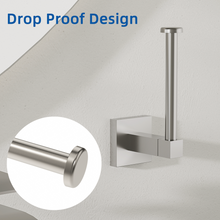 Load image into Gallery viewer, RUACQ Toilet Paper Holder Wall Mount,Square Base,Stainless Steel, Brushed Nickel,CQ-87010A-N