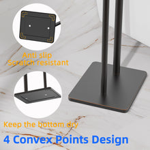 Load image into Gallery viewer, RUACQ Toilet Paper Holder Stand with Storage for 4 Rolls, Post Pivoting Design, Stable Weighted Base, SUS304 Stainless Steel, Oil Rubbed Bronze, CQ-4802-ORB