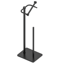 Load image into Gallery viewer, RUACQ Toilet Paper Holder Stand with Storage for 4 Rolls, Post Pivoting Design, Stable Weighted Base, SUS304 Stainless Steel, Brushed Nickel, CQ-4802-N