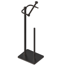 Load image into Gallery viewer, RUACQ Toilet Paper Holder Stand with Post Pivoting Design, Stable Weighted Base, SUS304 Stainless Steel, Brushed Gold, CQ-4801-G