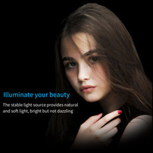 Load image into Gallery viewer, LED Wall-Mount Sensor Makeup Mirror Matte Black