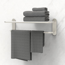 Load image into Gallery viewer, 24 inch Towel Rack Brushed Nickel