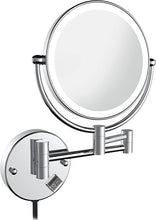 Load image into Gallery viewer, LED Wall-Mount Makeup Mirror Antique Brass