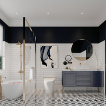 Load image into Gallery viewer, Wall-Mount Makeup Mirror Matte Black Series-211