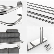 Load image into Gallery viewer, 18 inch Towel Rack Polished Chrome