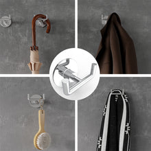 Load image into Gallery viewer, Ruacq Adhesive Towel Hook 2 Pieces, Stainless Steel, Chrome, CQ-92105C-2P

