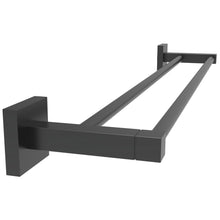 Load image into Gallery viewer, RUACQ 24inch Towel Rack, Square Base, Steeless Steel, Brushed Nickel, CQ-87002-N
