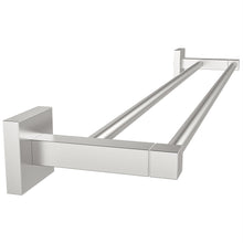 Load image into Gallery viewer, RUACQ 24inch Towel Rack, Square Base, Steeless Steel, Brushed Nickel, CQ-87002-N
