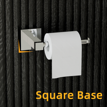 Load image into Gallery viewer, RUACQ Toilet Paper Holder Wall Mount,Square Base,Stainless Steel, Chrome,CQ-87010A-C

