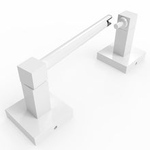Load image into Gallery viewer, RUACQ Toilet Paper Holder Wall Mounted, Double Post Pivoting, Stainless Steel and Zinc Alloy, Matte Black, CQ-87010C-B
