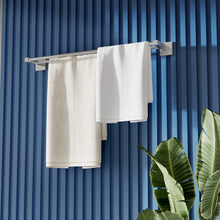 Load image into Gallery viewer, RUACQ 24inch Towel Rack, Square Base, Steeless Steel, Brushed Nickel, CQ-87002-N
