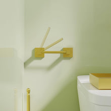 Load image into Gallery viewer, RUACQ Toilet Paper Holder and Towel Ring Bathroom Accessories Hardware Set, Stainless Steel and Zinc Alloy, Brushed Nickel, CQ-87010-2P-G
