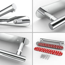 Load image into Gallery viewer, RUACQ Adhesive Toilet Paper Holder, Double Post Pivoting, Stainless Steel, Chrome, CQ-71710MD-C
