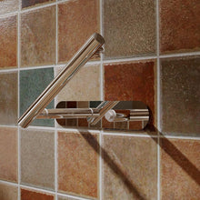 Load image into Gallery viewer, RUACQ Adhesive Toilet Paper Holder, Double Post Pivoting, Stainless Steel, Chrome, CQ-71710MD-C
