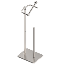 Load image into Gallery viewer, RUACQ Toilet Paper Holder Stand with Post Pivoting Design, Stable Weighted Base, SUS304 Stainless Steel, Brushed Gold, CQ-4801-G
