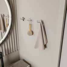 Load image into Gallery viewer, Ruacq Adhesive Towel Hook 2 Pieces, Stainless Steel, Chrome, CQ-92105C-2P
