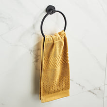 Load image into Gallery viewer, Matte Black Round Pivoting Toilet Paper Holder Set
