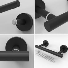 Load image into Gallery viewer, Double Post Pivoting Toilet Paper Holder Brushed 71710-N
