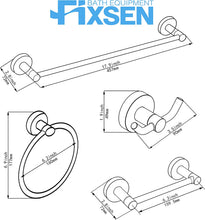 Load image into Gallery viewer, 4 Pieces Bathroom Hardware Accessories Set
